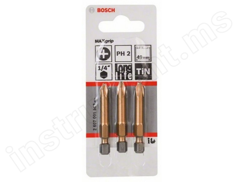 Бита Bosch Ph2 tin 49мм - фото 1