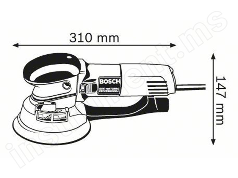 Шлифмашина эксцентриковая Bosch HD GEX 150 Turbo - фото 3