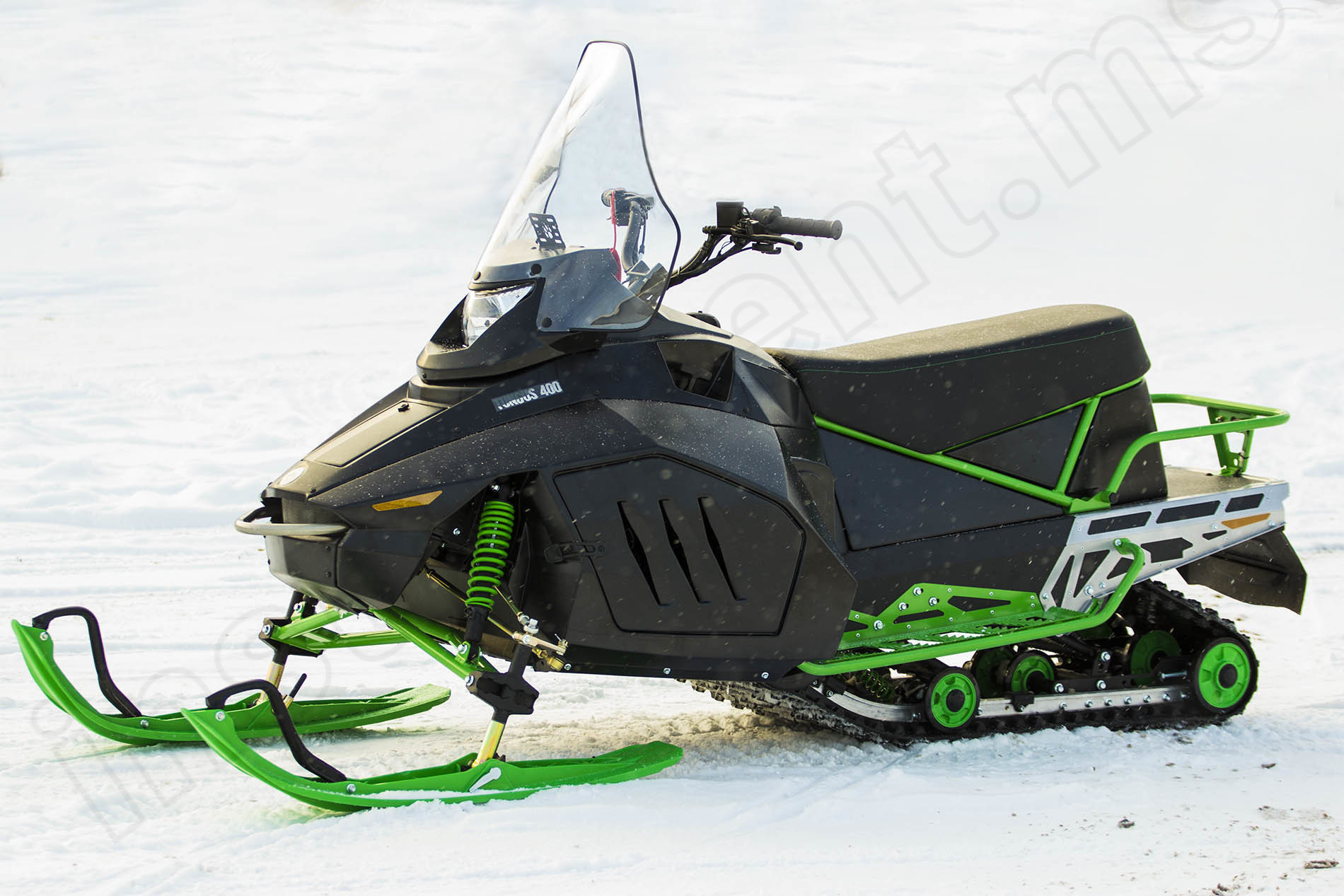Снегоход, зеленый IRBIS TUNGUS SK400 - фото 2
