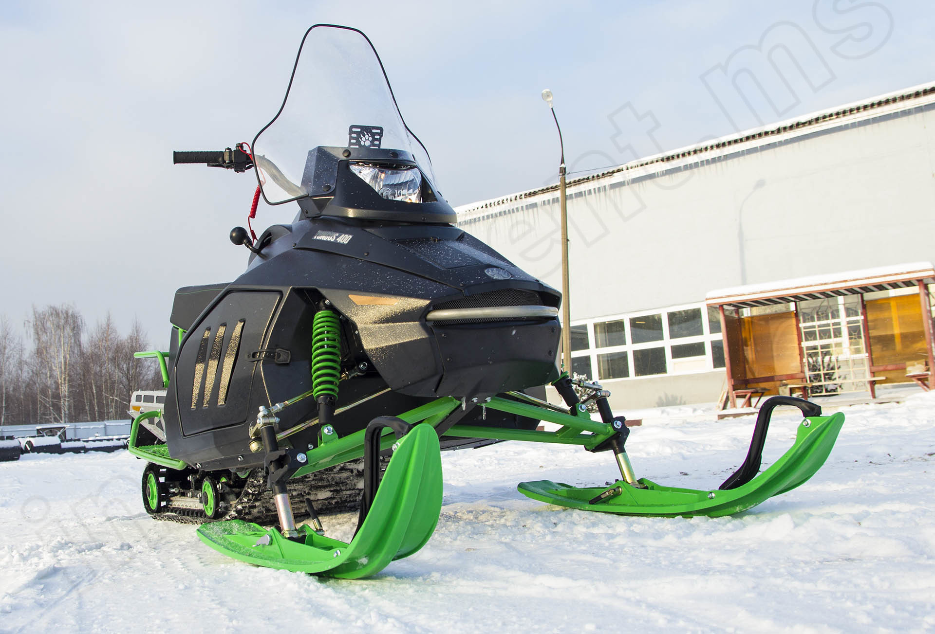 Снегоход, зеленый IRBIS TUNGUS SK400 - фото 4