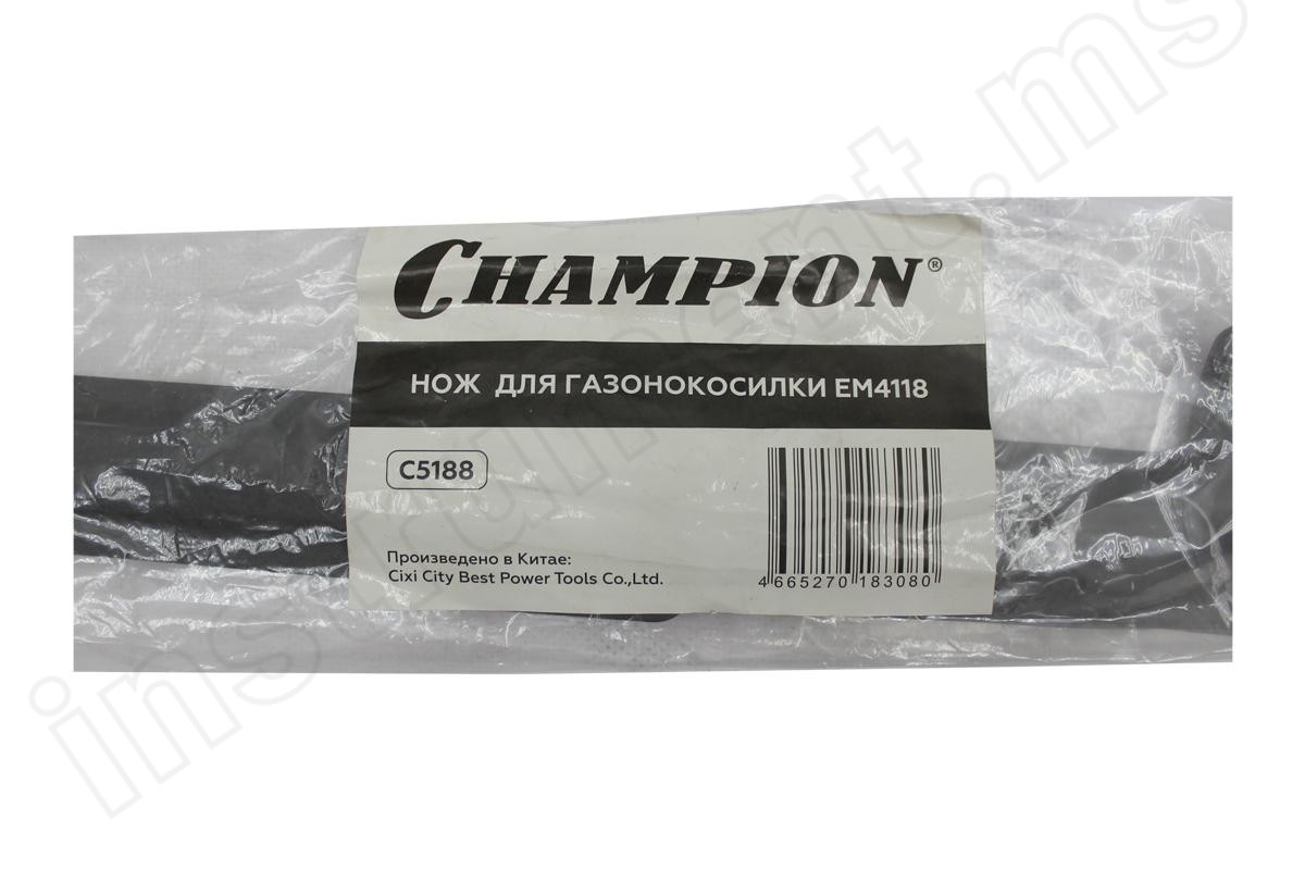 Нож для газонокосилки Champion EM 4118 C5188 - фото 6
