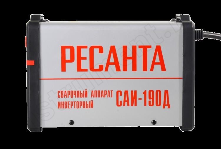Сварочный аппарат инверторный Ресанта САИ-190Д - фото 5